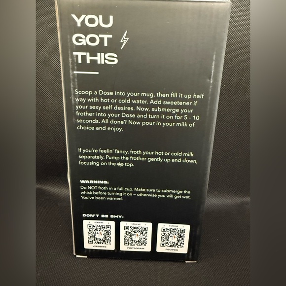 DOSE Frother and Spoon-New, never used - Picture 2 of 2